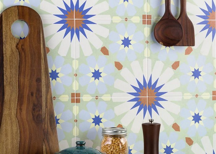 Patterned Tile to Make a Bold Statement
